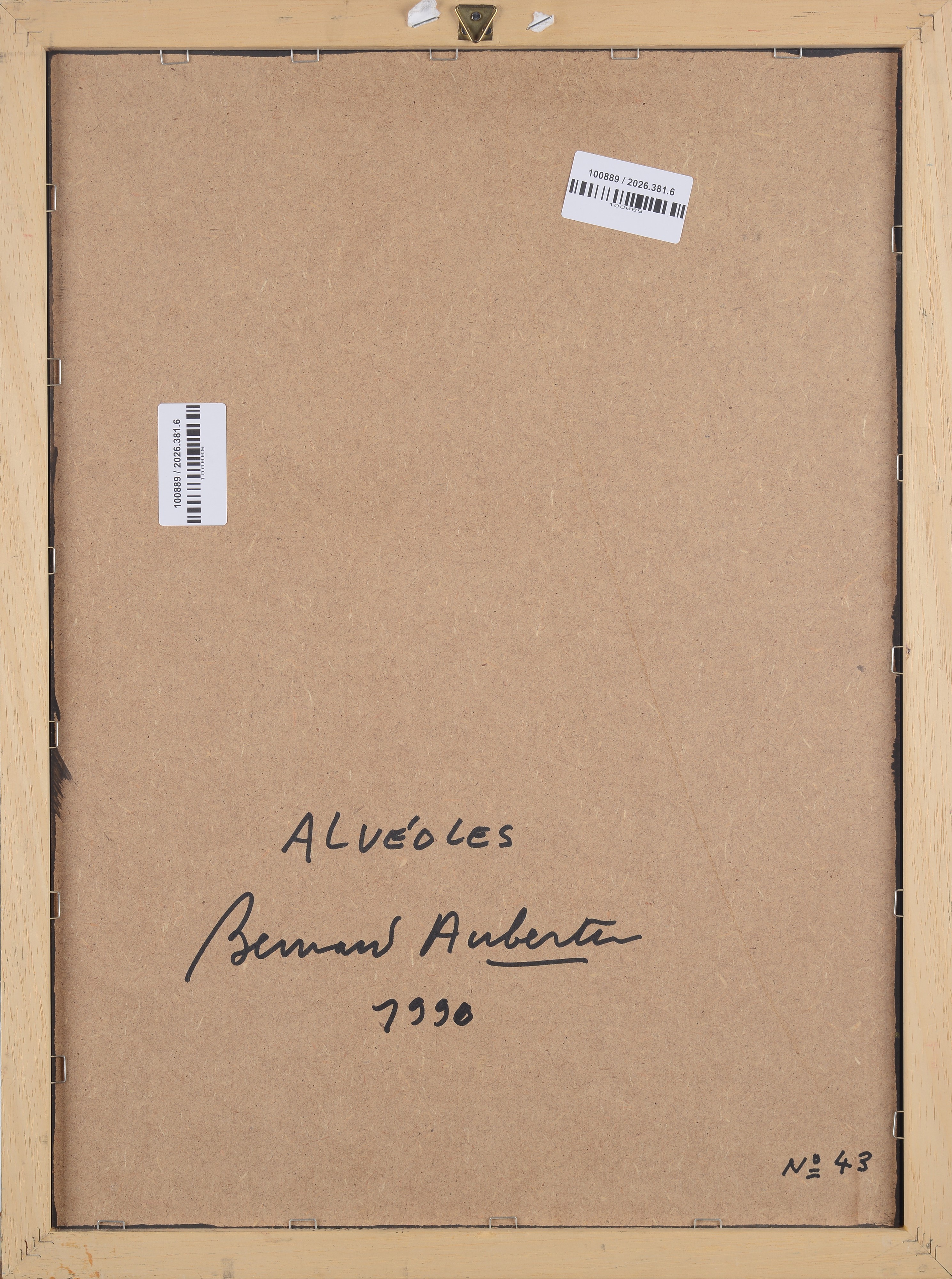 Bernard Aubertin - Alveolès