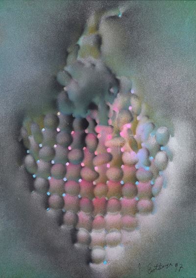Senza titolo (tecnica mista su cartoncino), 1997