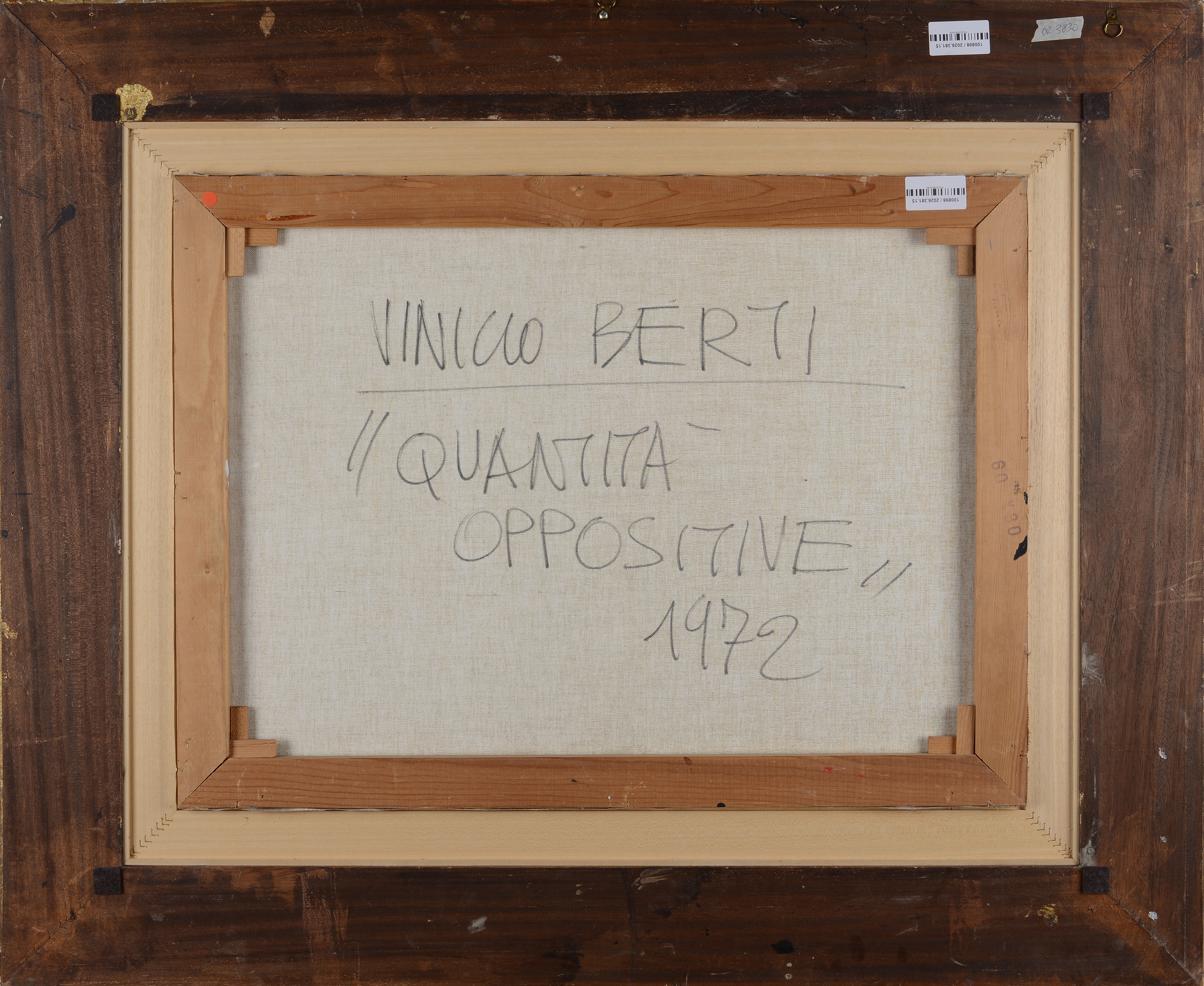 Vinicio Berti - Quantità Oppositive