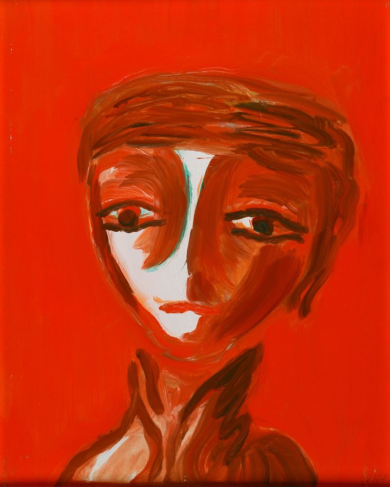 Virgilio Guidi - La Testa Rossa