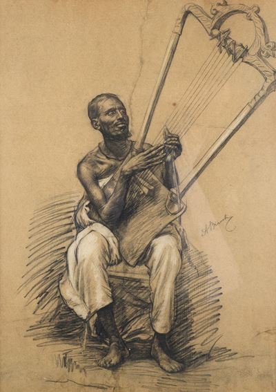 Suonatore di arpa