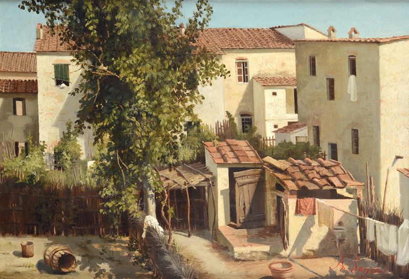 Alcide Segoni - Cortile