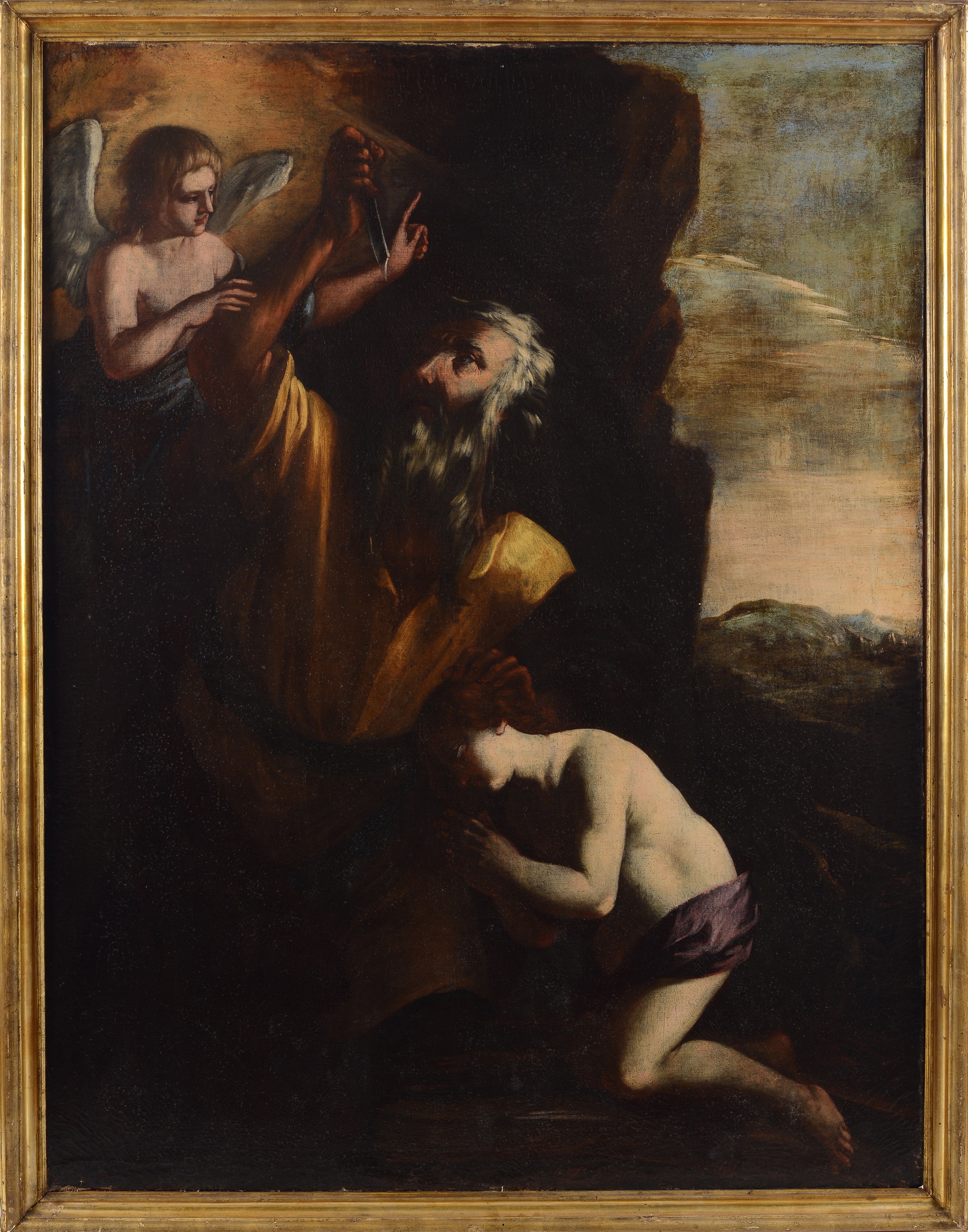 Ambito di Pietro Paolini - Sacrificio di Isacco, olio su tela