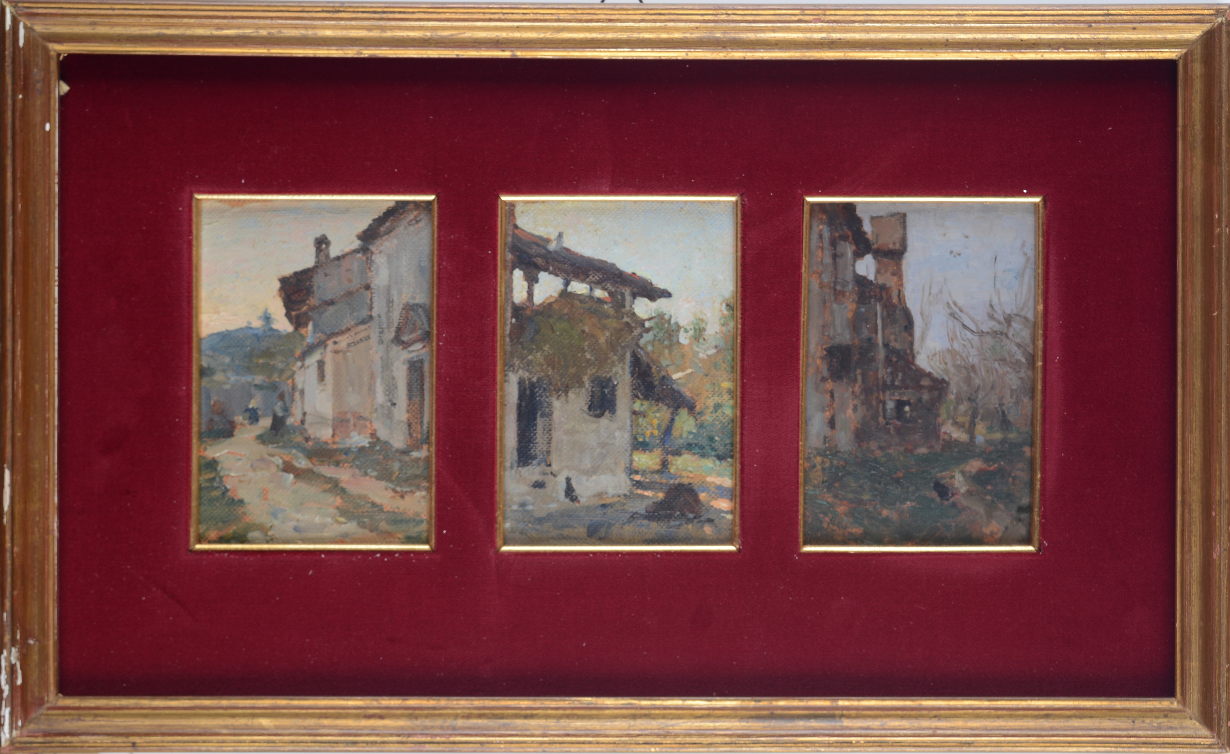 Vittore Antonio Cargnel - Tre paesaggi in trittico
