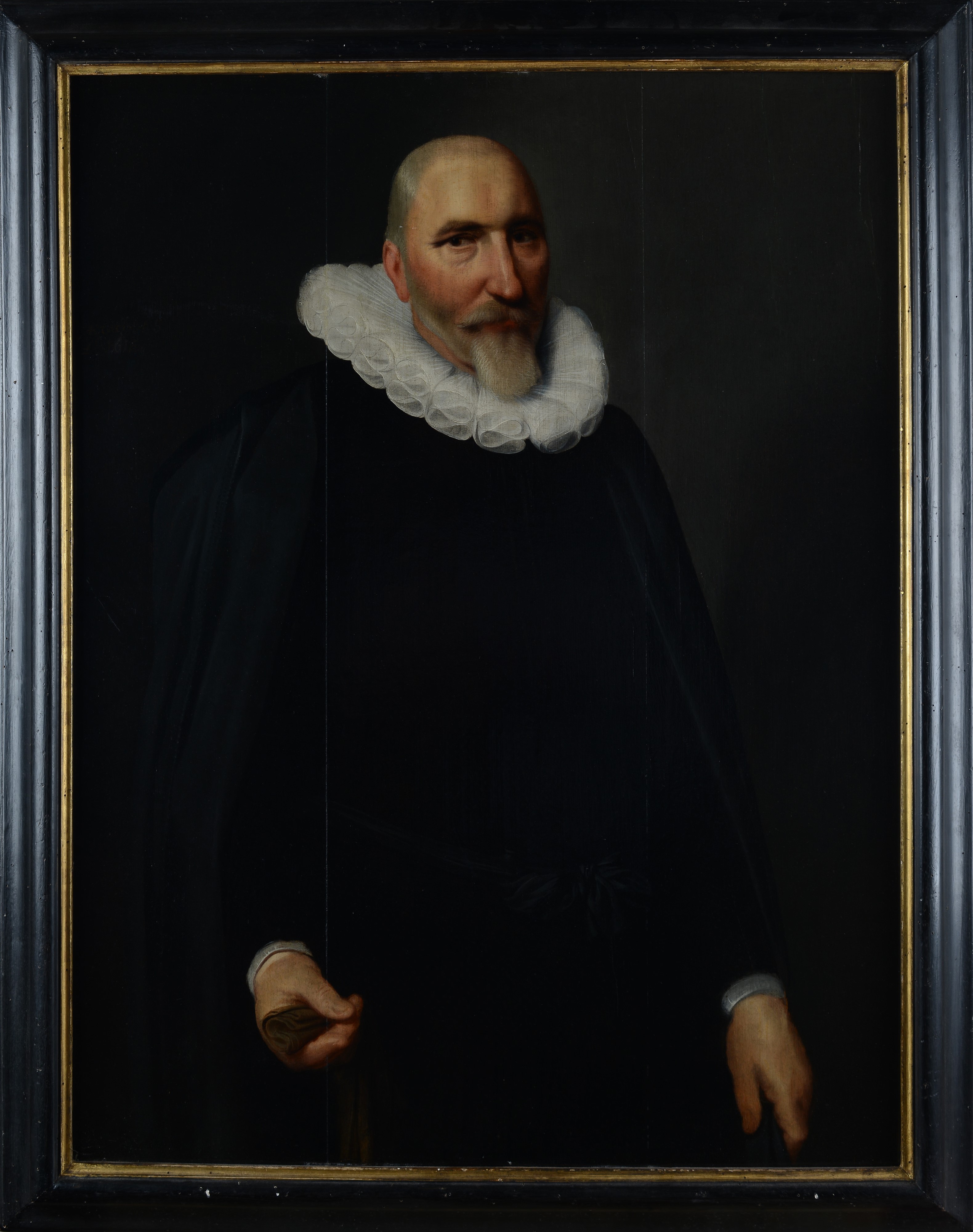 Tanzio da Varallo - Nobiluomo col guanto, olio su tavola