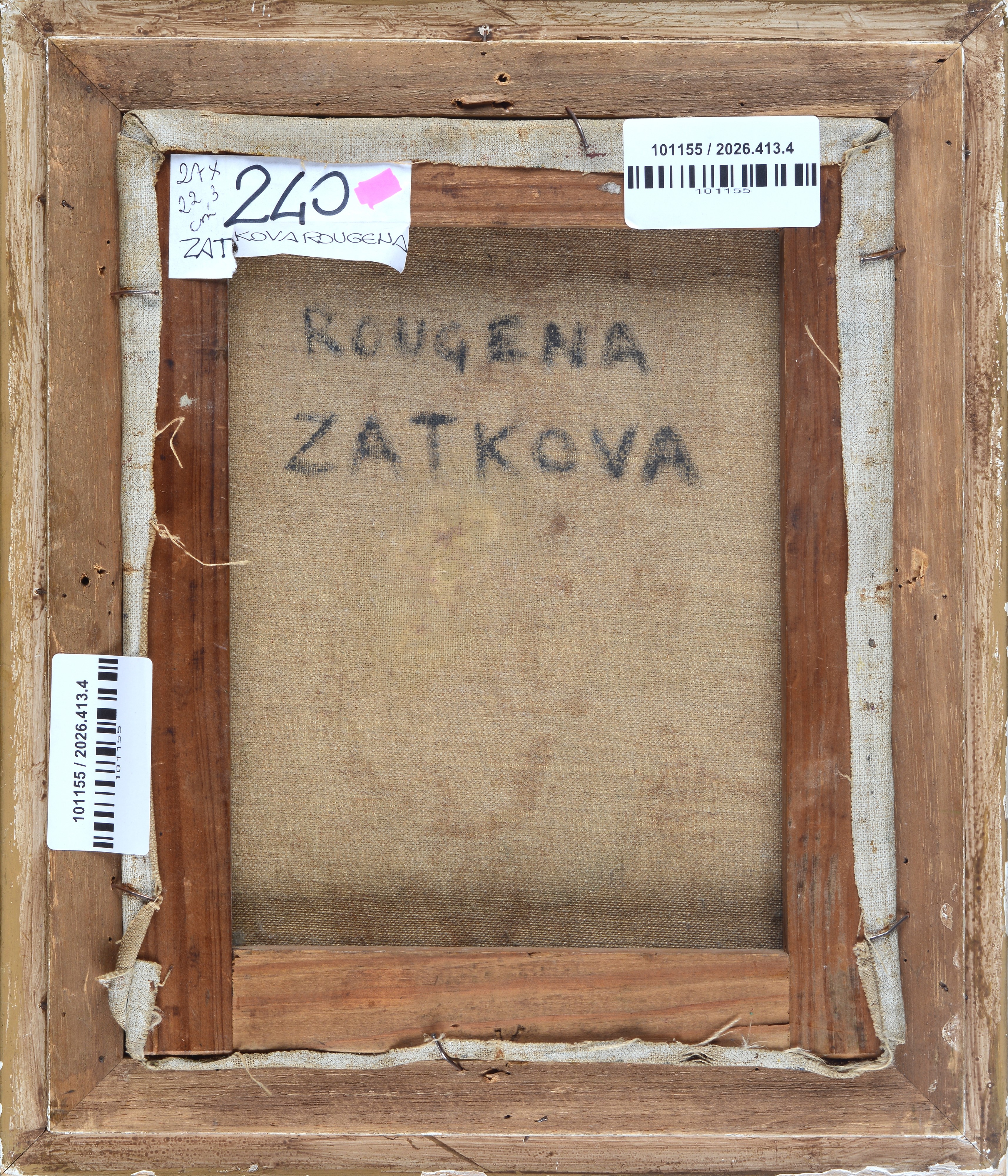 Attr. a Růžena Zátková - Donna con Foulard