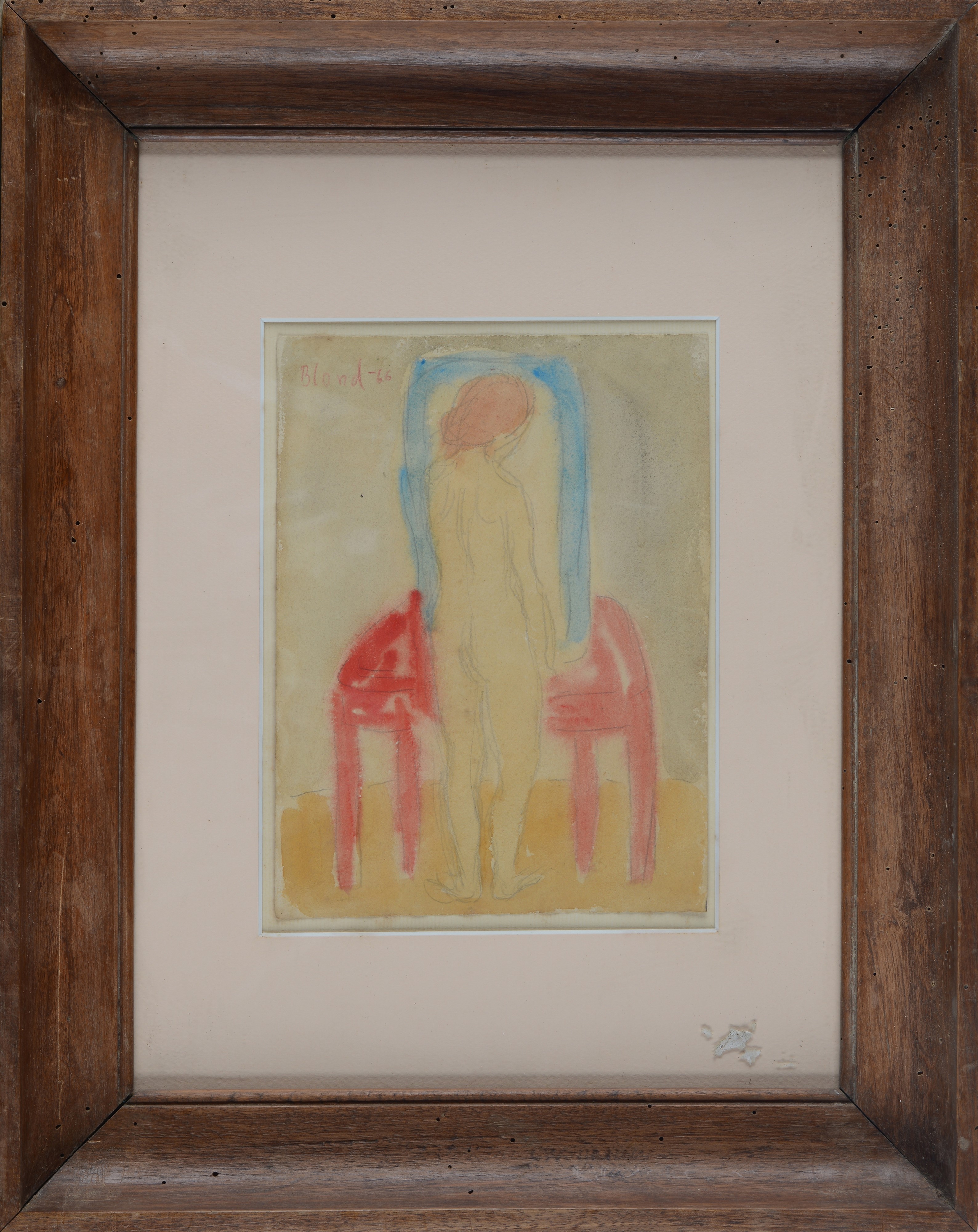 Attr. a Maurice Blond - Attrib. a Maurice Blond, Nudo di spalle