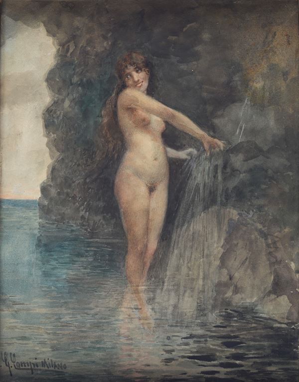 Giacomo  Campi - Donna alla fonte