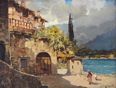 Casolare lungo il fiume