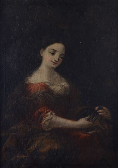Scuola dell’Italia settentrionale (XVII secolo), Dalila e Sansone, olio su tela