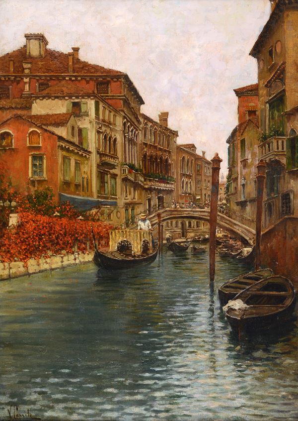 Vincenzo Caprile - Canale a Venezia