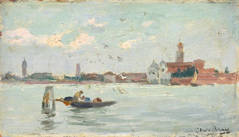 Italico Brass - Barca in laguna