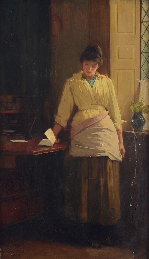 Vittorio Corcos - La lettera