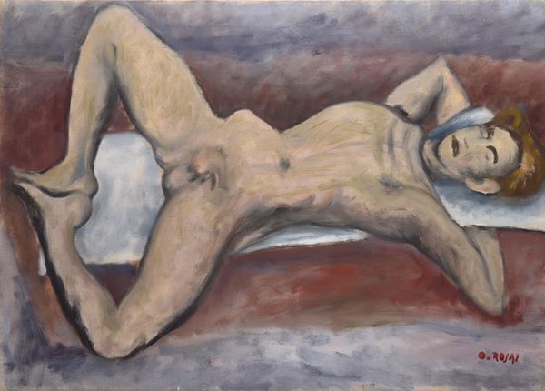 Ottone Rosai - Nudo grande