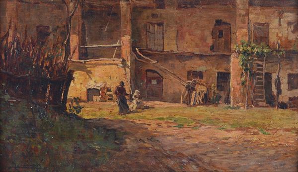 Ludovico Tommasi - Casa e cortile rustici