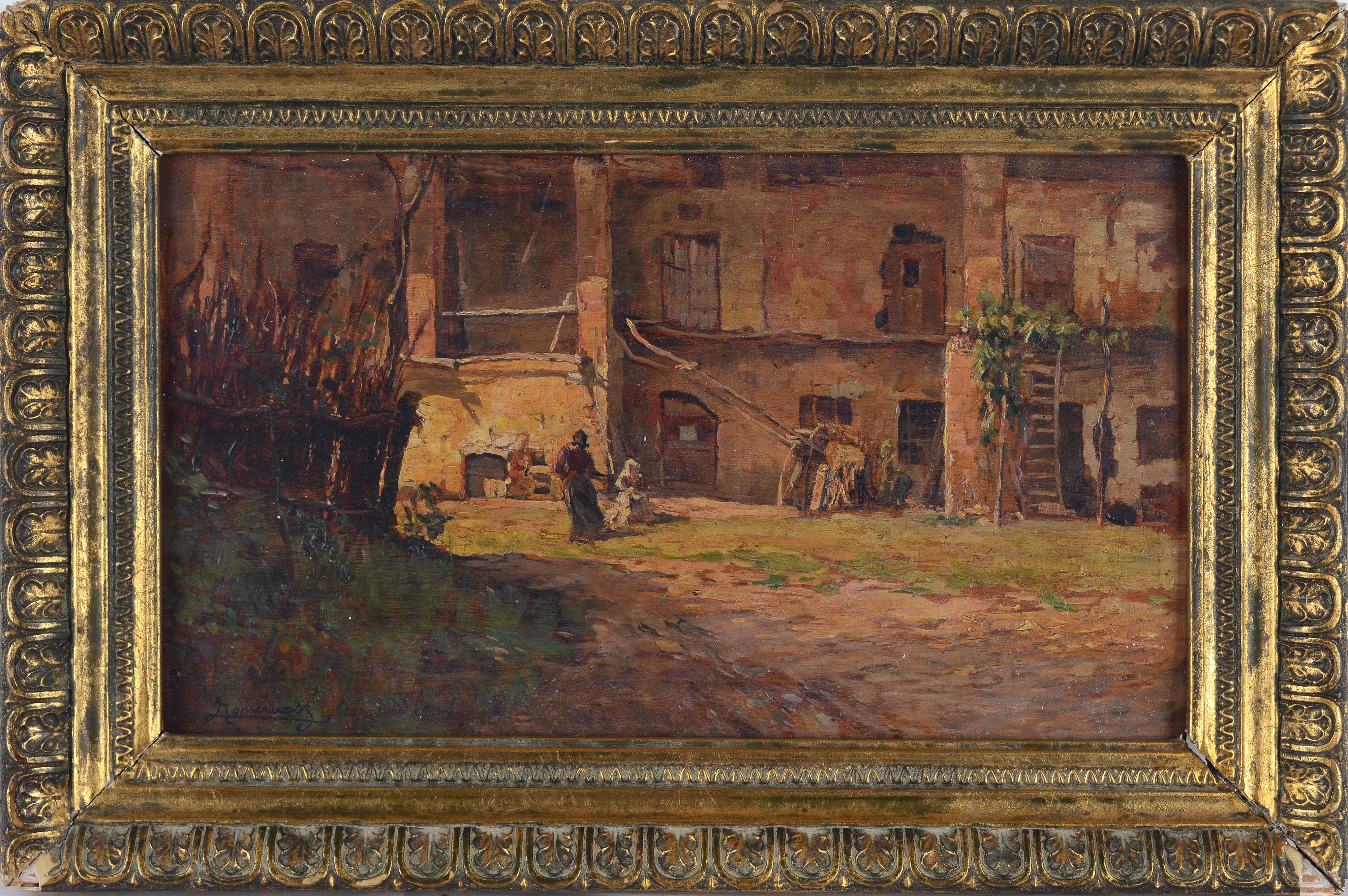 Ludovico Tommasi - Casa e cortile rustici