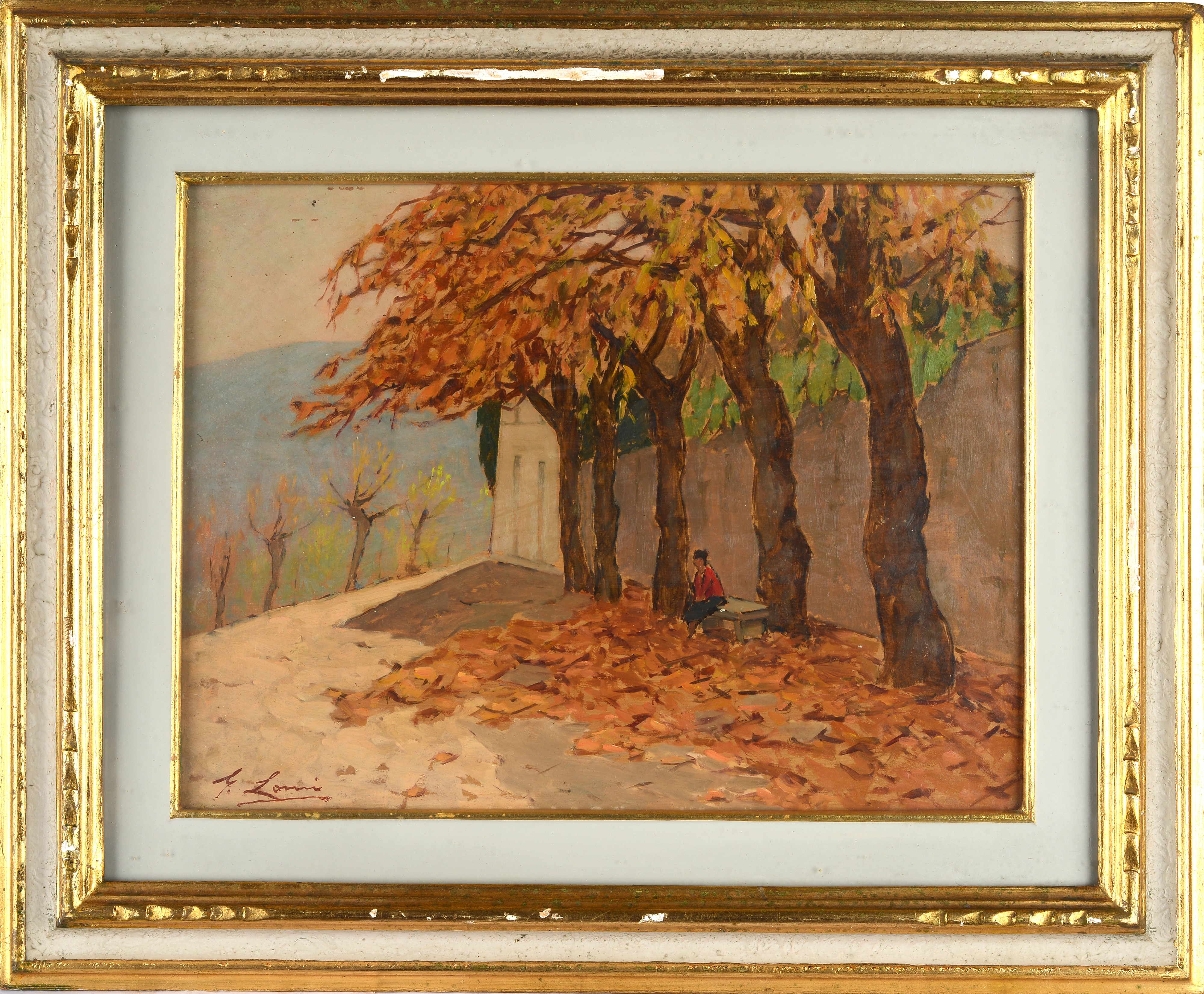 Giovanni Lomi - Autunno. Caduta delle foglie