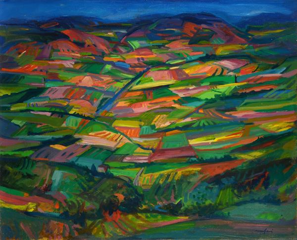 Mario Mafai - Paesaggio laziale