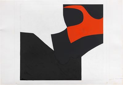 Progetto Grafico, acrilici su carta (1986)