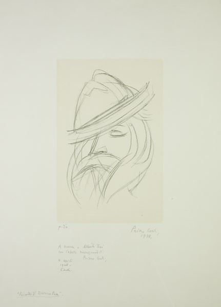 Primo Conti : Face of an old man  (1978)  - Lithography - Auction GRAPHICS, AND EDITIONS - Galleria Pananti Casa d'Aste