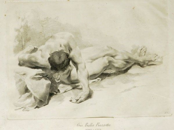 Da Giovan Battista  Piazzetta : Nudo  - Stampa - Asta ANTIQUARIATO - Galleria Pananti Casa d'Aste
