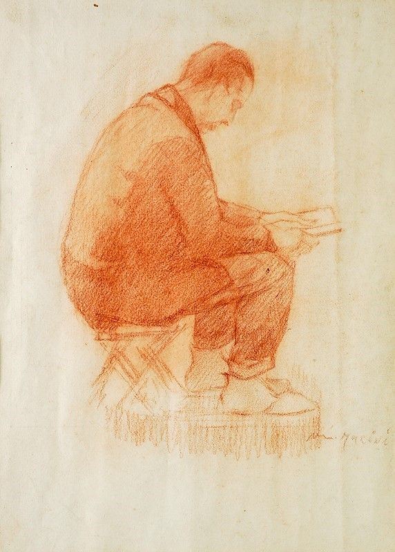 Marino Marini - Figura seduta