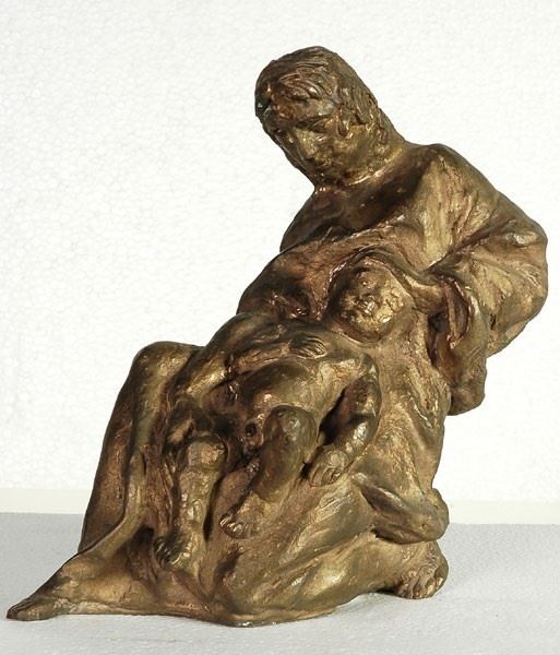 Marcello Tommasi : Maternità  - Scultura in bronzo - Asta ARTE MODERNA E CONTEMPORANEA - III - Galleria Pananti Casa d'Aste