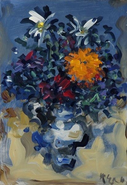Enzo Pregno - Vaso con fiori
