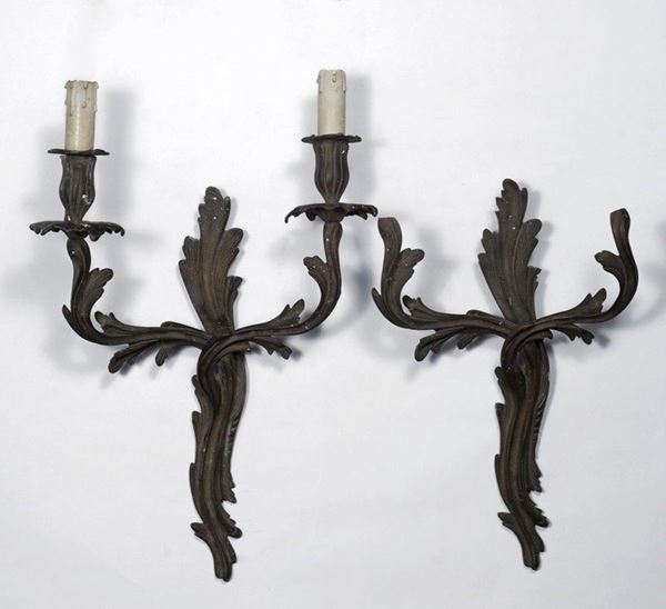 Paio di appliques  - Auction FURNISHINGS AND OBJECTS - Galleria Pananti Casa d'Aste