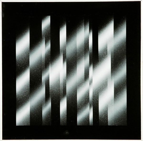 Ennio Finzi - Cromo struttura: nero-bianco