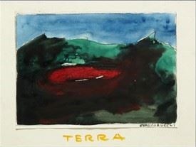 Franco Angeli - Terra-luna-stelle-terra (Polittico)