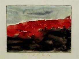 Franco Angeli - Terra-luna-stelle-terra (polittico)