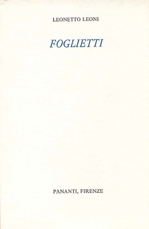 Leonetto Leoni - Foglietti