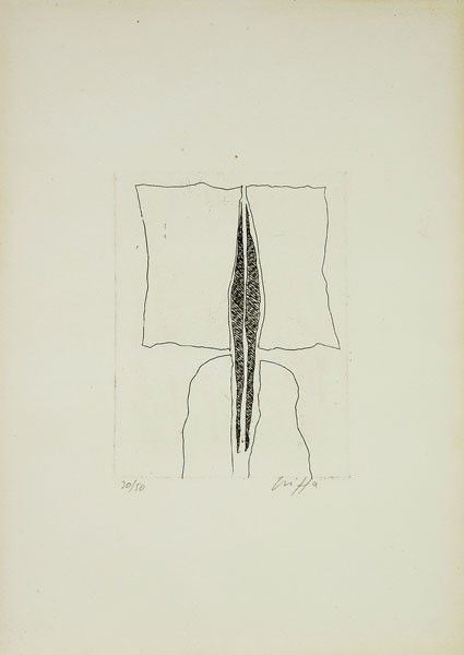 Roberto Crippa : Senza titolo  - Acquaforte - Asta ASTA A TEMPO - Autori dell'800-900, Moderni e Contemporanei, Grafica ed Edizioni - I - Galleria Pananti Casa d'Aste