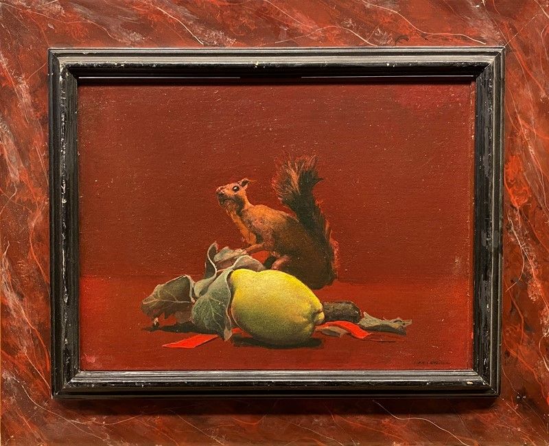 Gianni Cacciarini - Condotta - Natura Morta con Scoiattolo