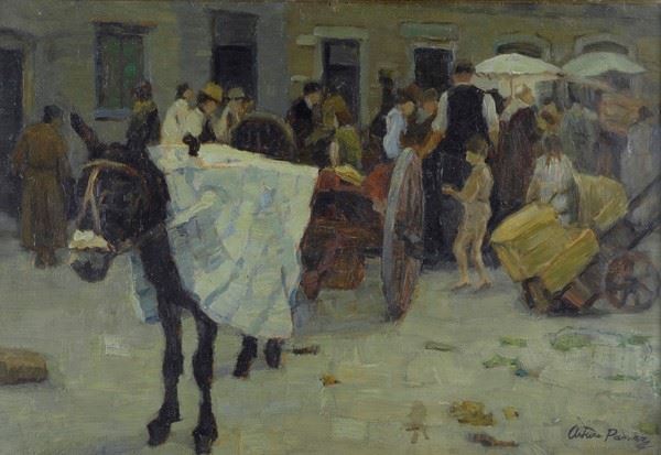Arturo Panizzi - Carro al mercato