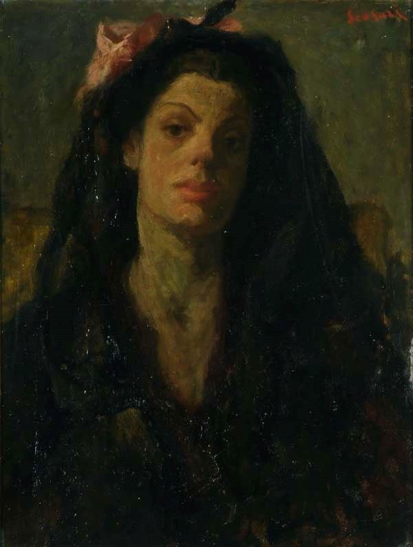 Osman Lorenzo De Scolari - Ritratto di Donna