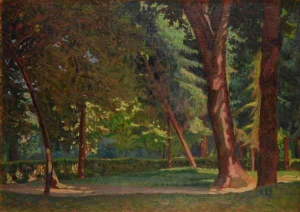 E. Majorfi - Scorcio di parco