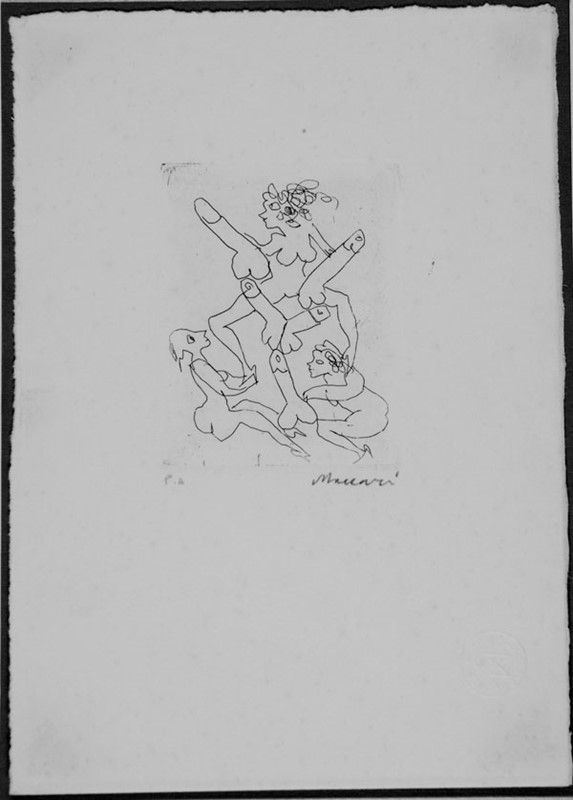 Mino Maccari : Scherzo  - Auction GRAFICA ED EDIZIONI - Galleria Pananti Casa d'Aste