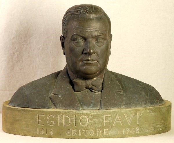 Anonimo, XX sec. - Busto di Egidio Favi