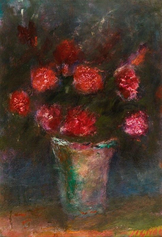 Anonimo, XX sec. : Fiori  - Auction AUTORI DEL XIX E XX SEC - Galleria Pananti Casa d'Aste