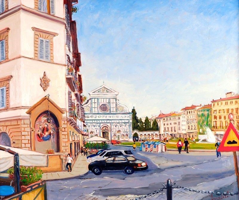 Renato Fuccini - Piazza Santa Maria Novella
