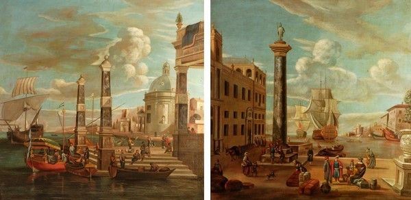 Anonimo, XIX Sec. - Vedute di Venezia