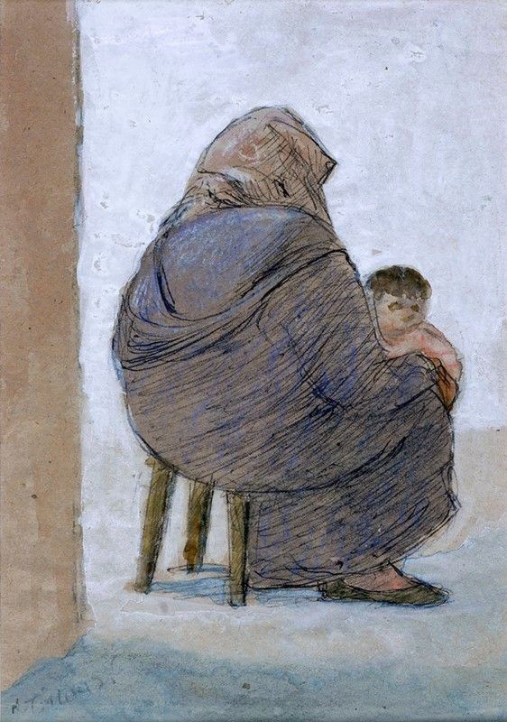 Nino Tirinnanzi - Madre con bambino