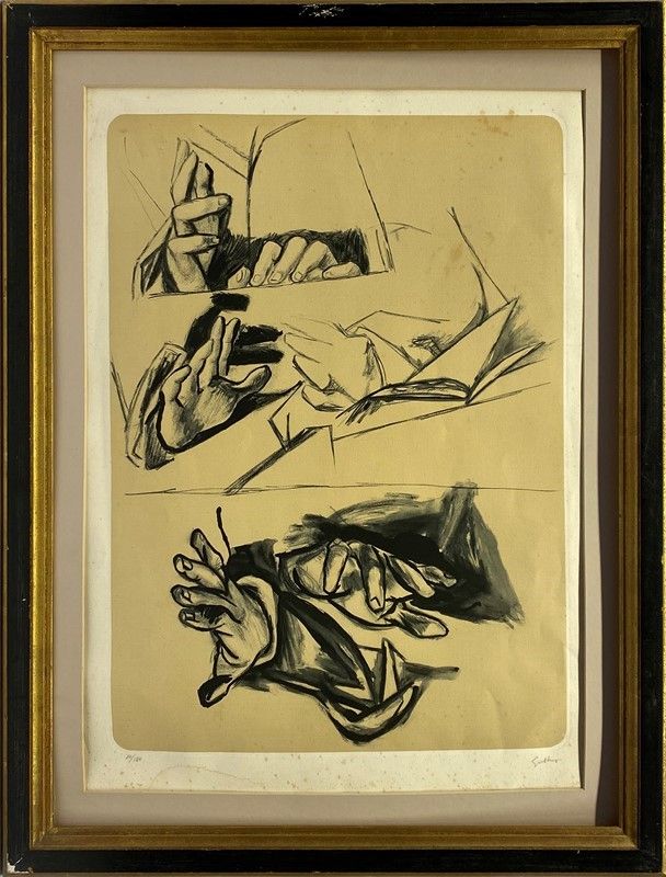 Renato Guttuso - Studio di Mani
