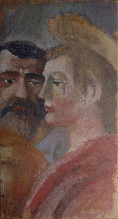 Omaggio a Masaccio (fronte); Natura Morta (retro)