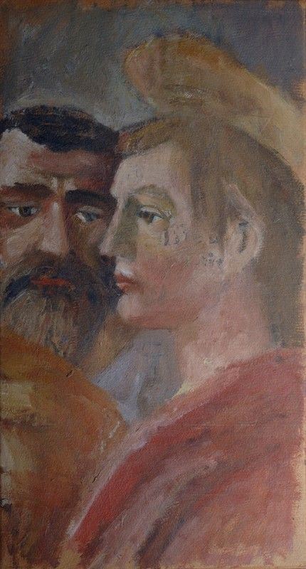 Mario Marcucci - Omaggio a Masaccio (fronte); Natura morta (retro)