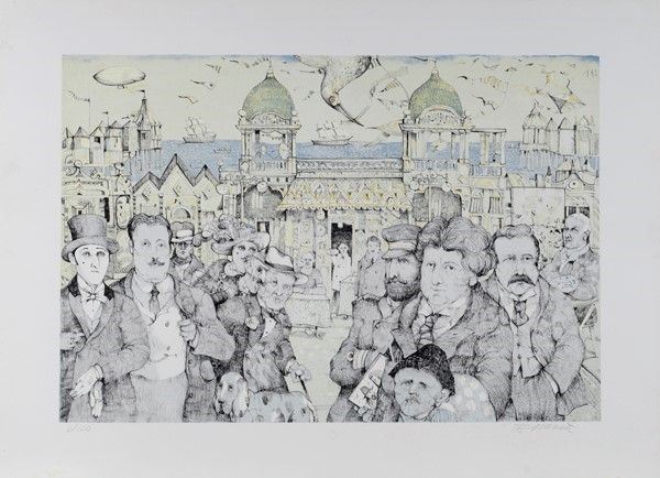 Antonio Possenti : Figure  - Litografia - Auction ASTA A TEMPO - Autori dell'800-900, Moderni e Contemporanei, Grafica ed Edizioni - I - Galleria Pananti Casa d'Aste
