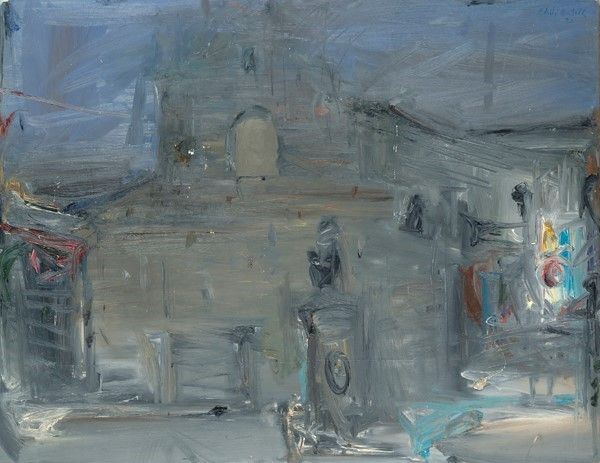 Folco Chiti Batelli : San Lorenzo  (1990)  - Olio su tavola - Auction Antiquariato - I - Galleria Pananti Casa d'Aste