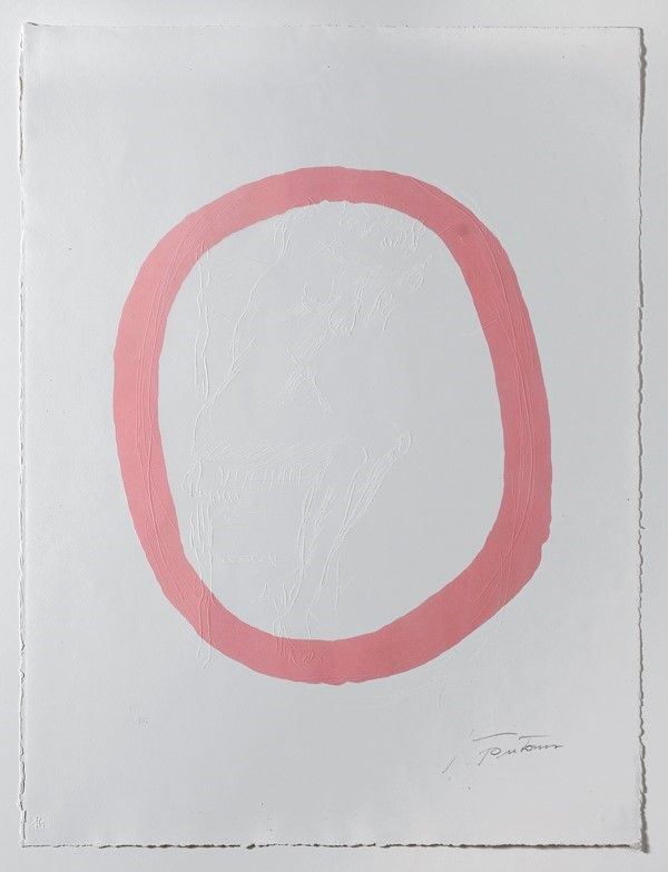 Lucio Fontana - Nudo Rosa